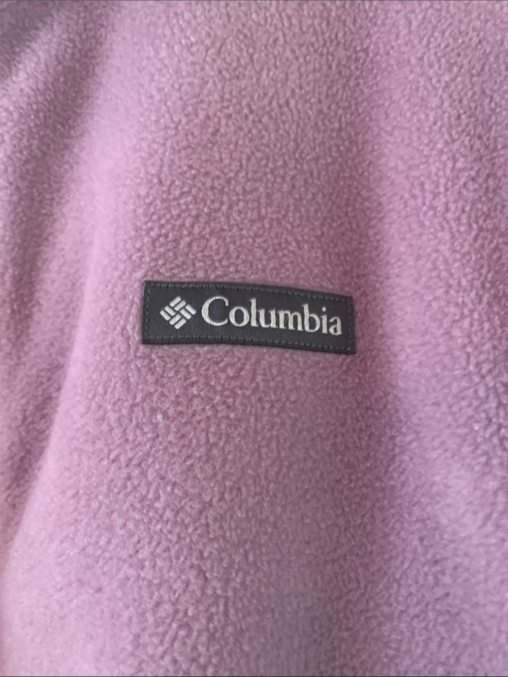 Columbia Women's Lavender Full-Zip Teddy Fleece Jacket - Picture 3 of 3